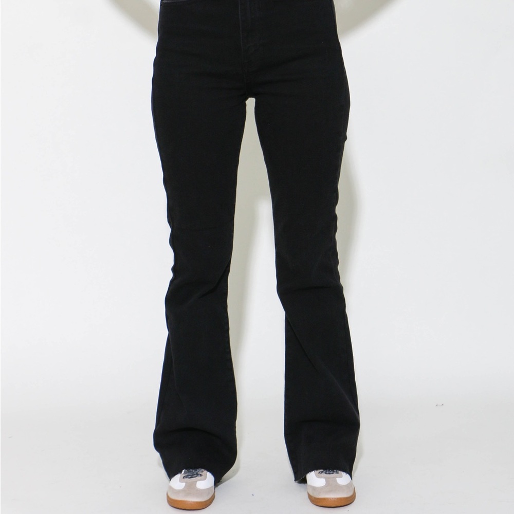 Just USA black high rise flare jeans BNWT